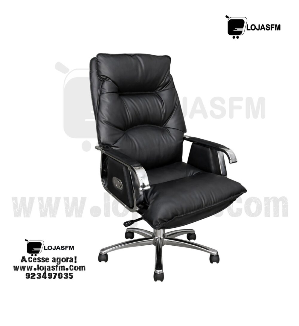 Cadeira giratória Executiva Reclinável de Escritório com Apoio para Pés – Conforto Premium - Image 1