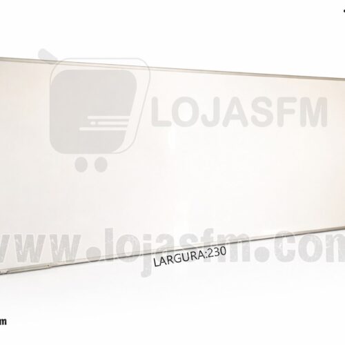 Quadro Branco 230x120 cm com Moldura em Alumínio – Extra Grande para Escritórios e Escolas