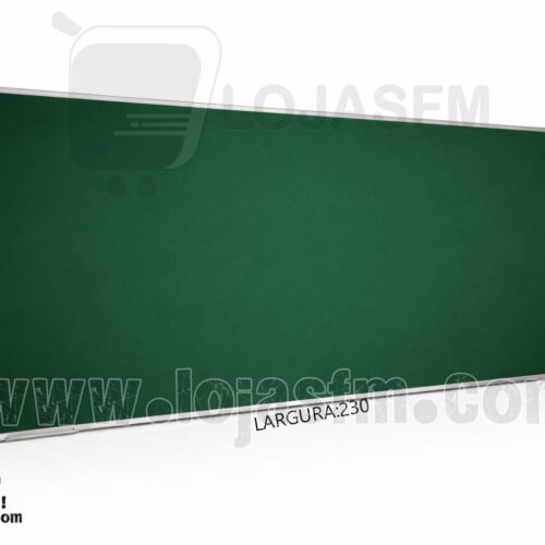 Quadro Verde 230x120 cm com Moldura em Alumínio – Extra Grande para Escolas e Formação