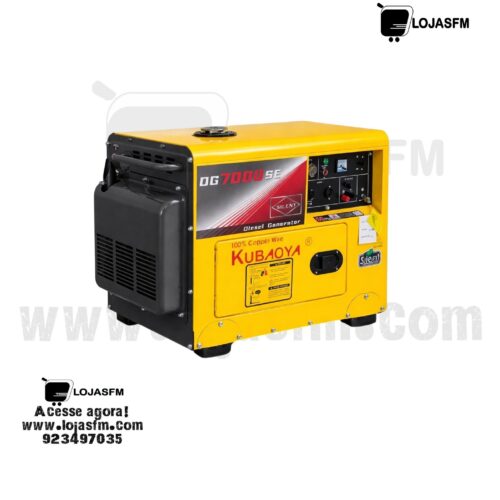 Gerador a Diesel 7kVA Silencioso – Alta Potência com Entrega ao Domicílio