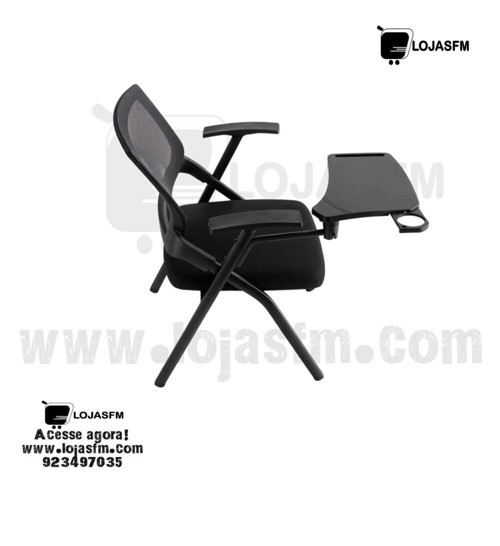 Cadeira com palmatoria Universitária com Prancheta Dobrável Ergonómica – Estrutura Metálica Reforçada - Image 1