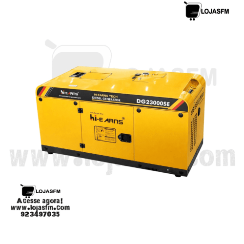 Gerador Diesel 20KVA Silencioso Monofásico/Trifásico – Alta Potência e Eficiência