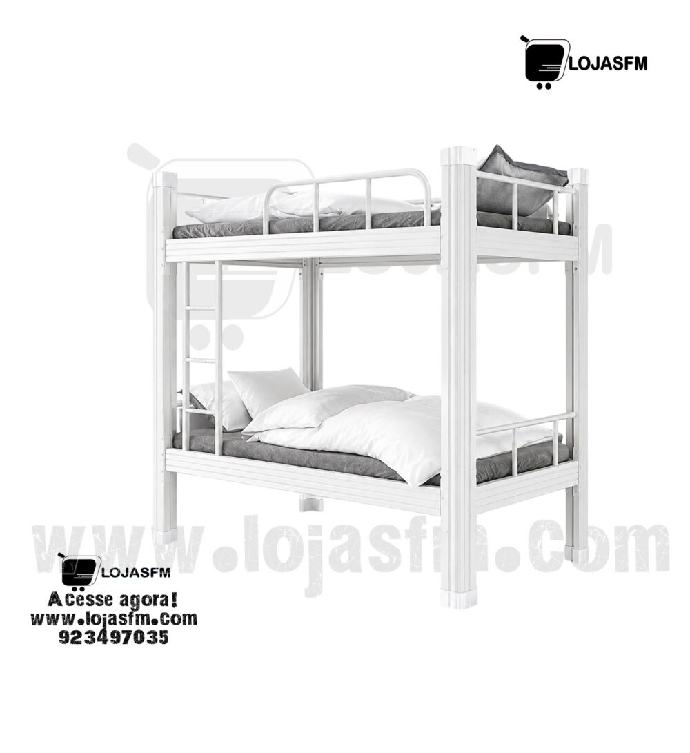 Beliche Metálico 190x90 cm com Colchões Inclusos – Entrega e Montagem Incluídas - Image 1