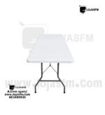 Mesa Dobrável Retangular 180x74 cm – Branca | Eventos, Escritório e Reuniões - Image 2