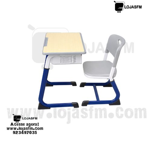Carteira Escolar Infantil com Mesa e Cadeira – Creche e Ensino Primário
